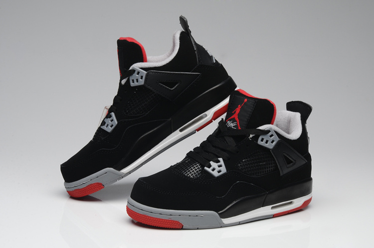 air jordan 4 retro noir et rouge